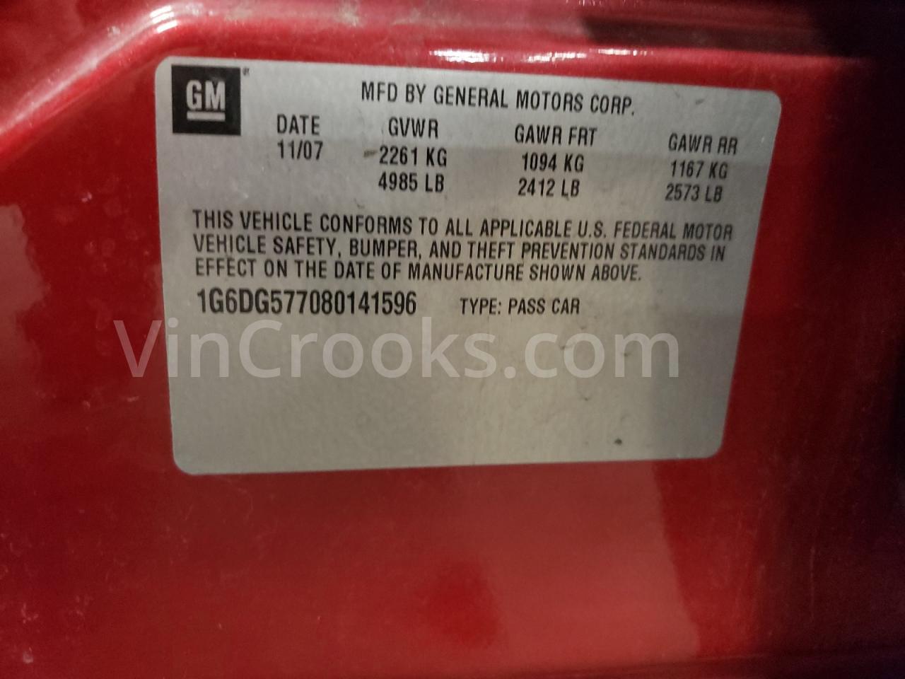 1G6DG577080141596