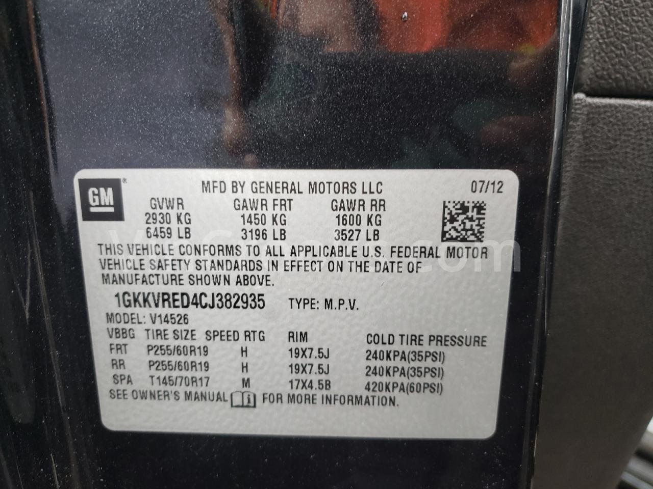1GKKVTEDXBJ343858