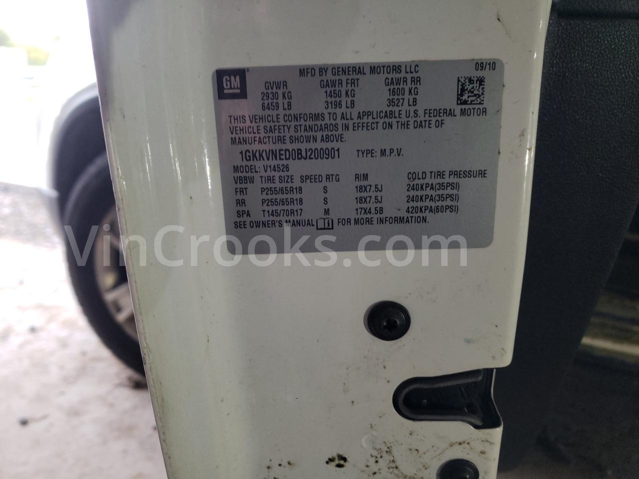 1GKKVNED0BJ200901