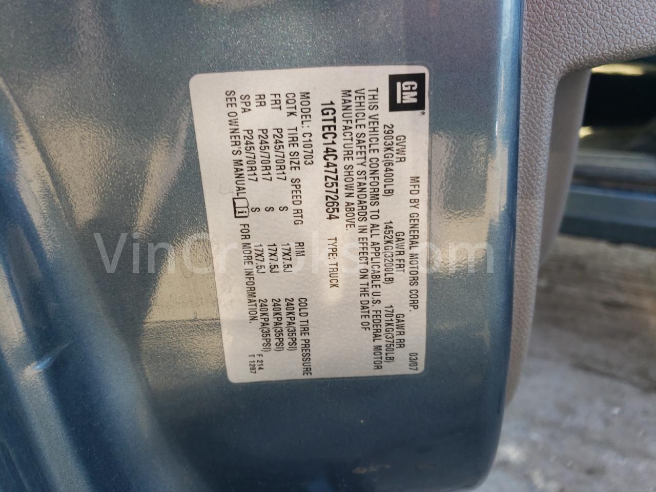1GTEC14C47Z572654