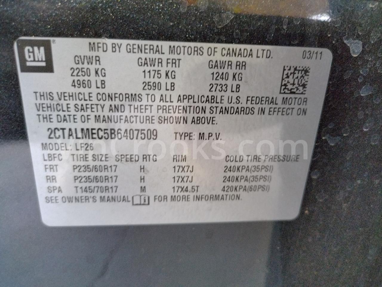 2CTALMEC5B6407509