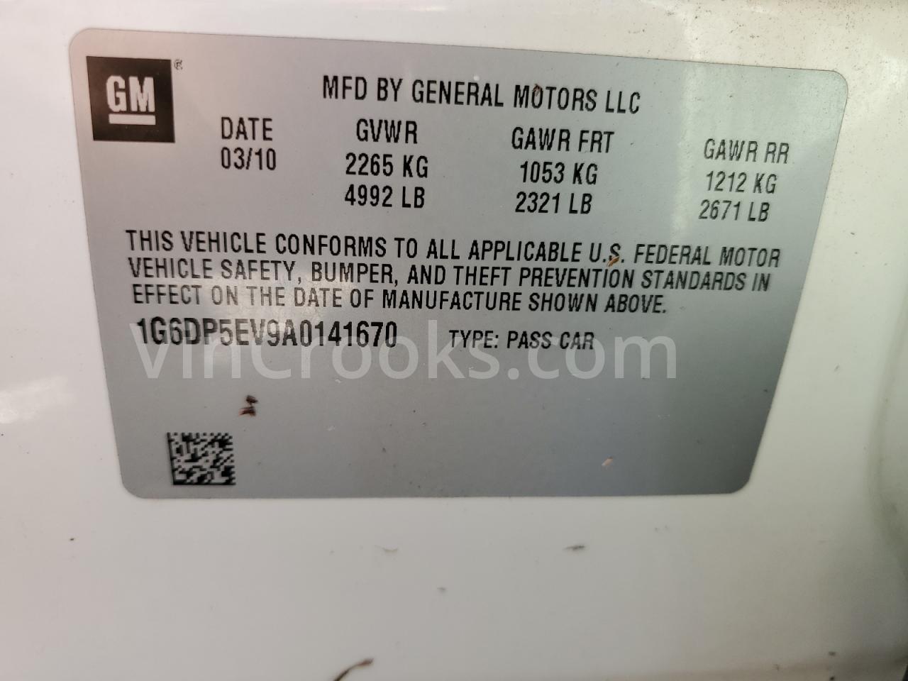 1G6DP5EV9A0141670