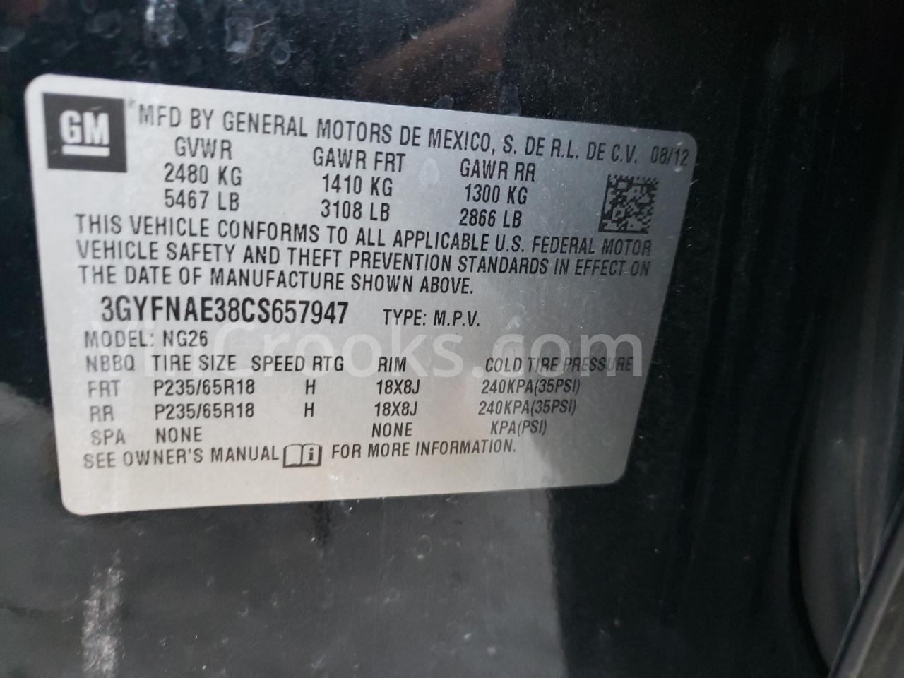 3GYFNAE38CS657947