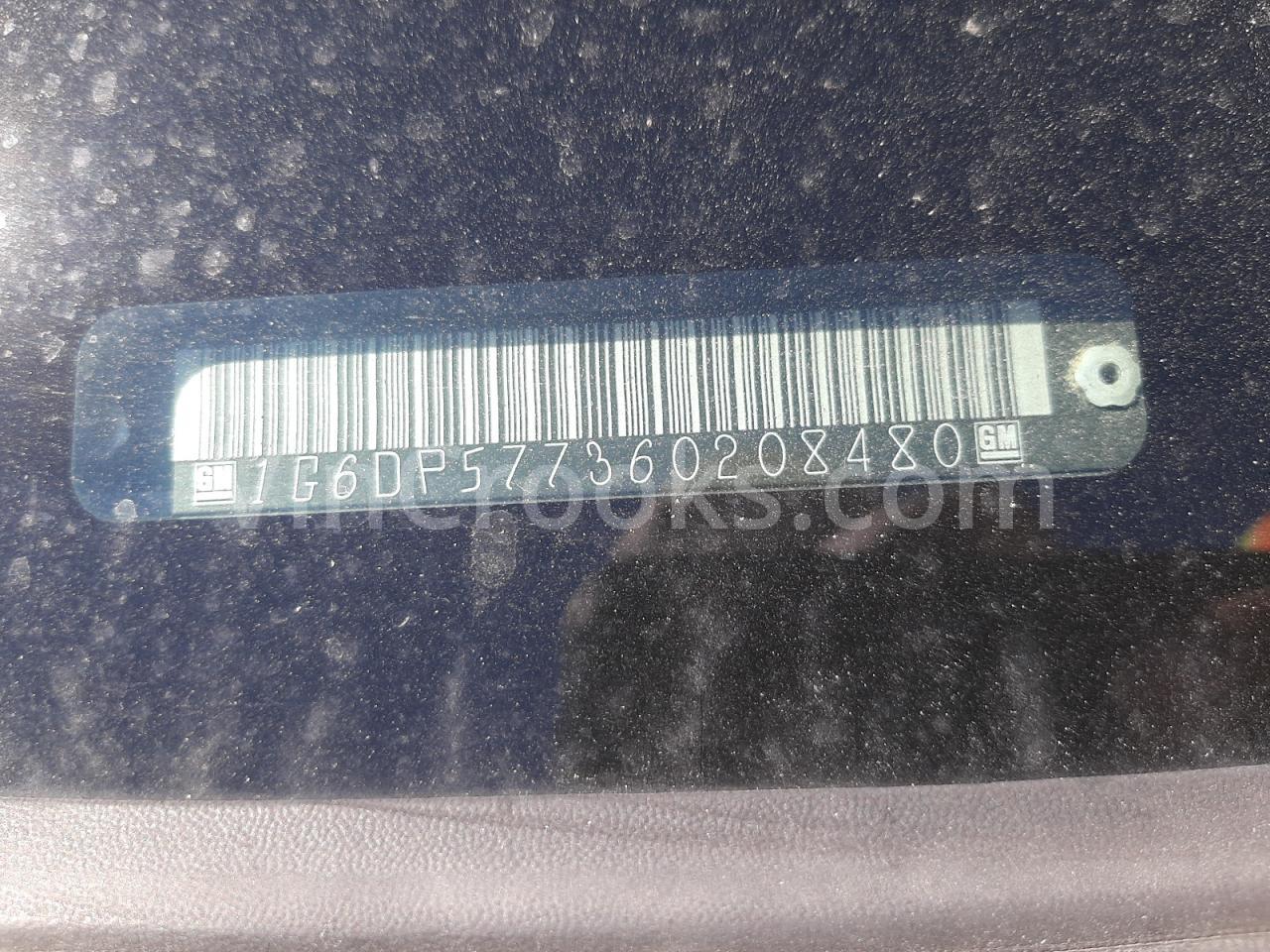 1G6DP577360208480