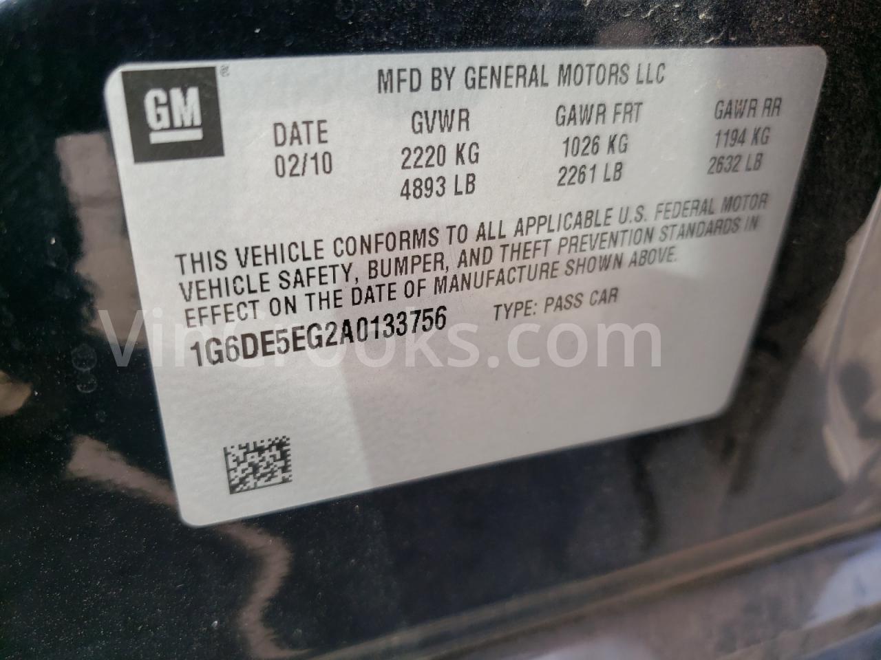 1G6DE5EG2A0133756