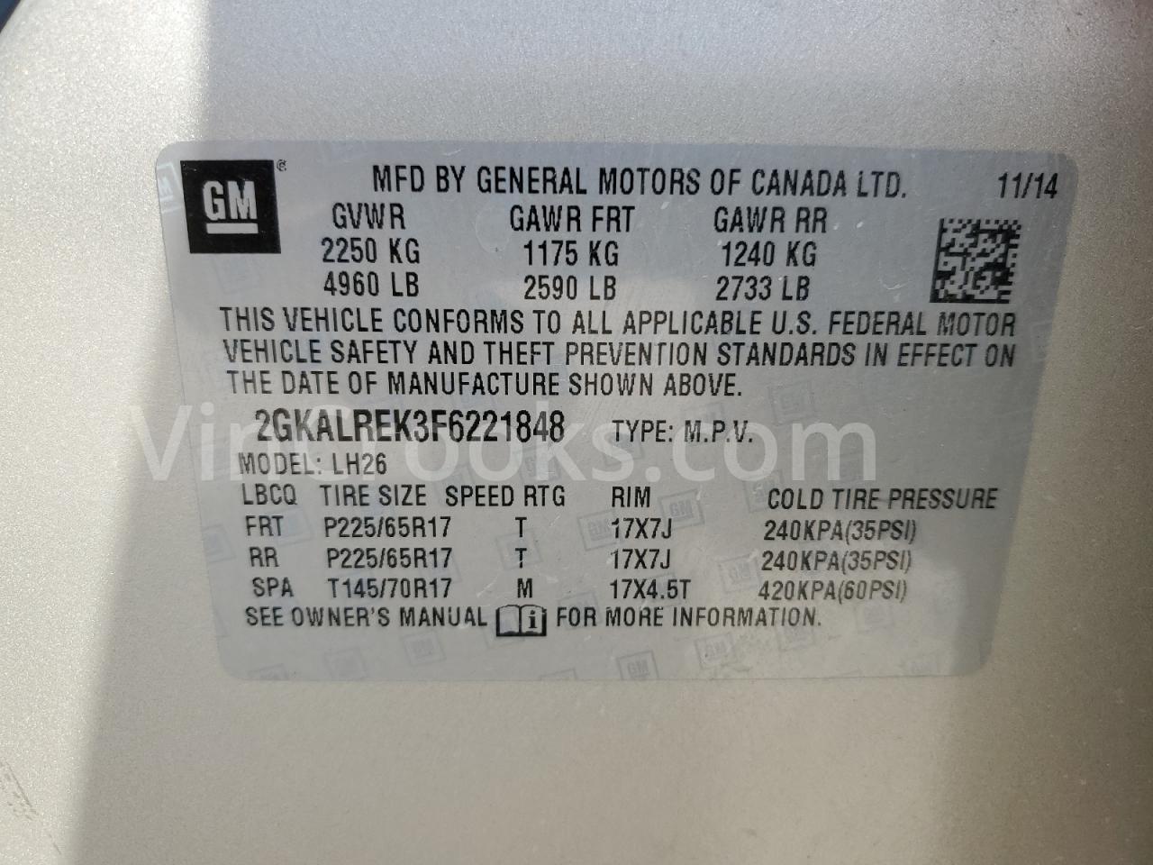 2GKALREK3F6221848