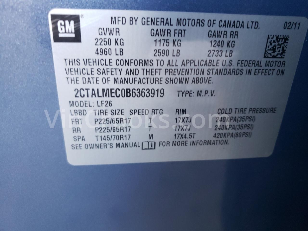 2CTALMEC0B6363919