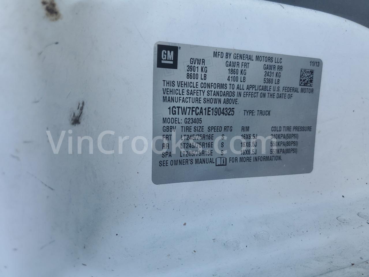 1GTW7FCA1E1904325