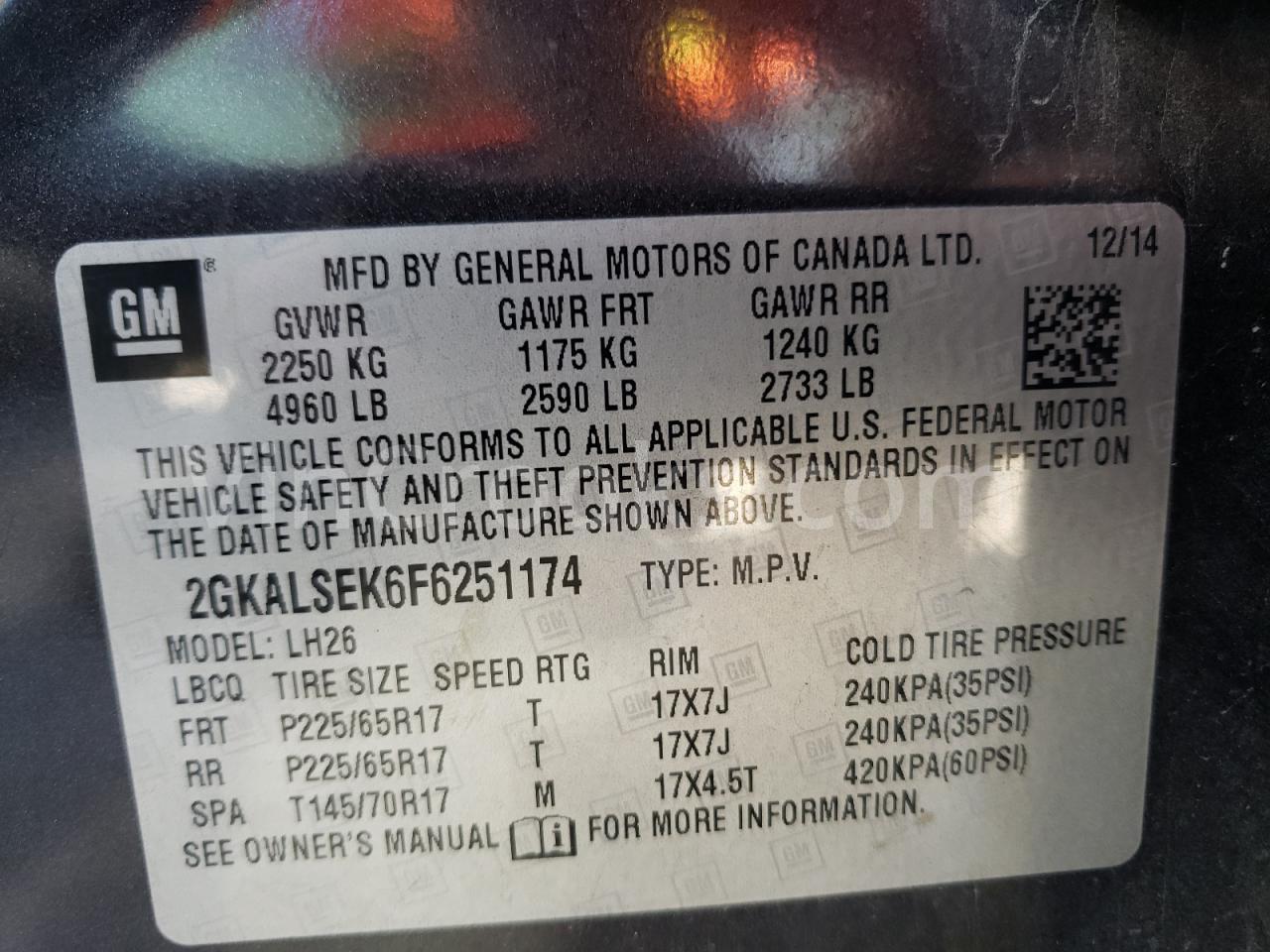 2GKALSEK6F6251174
