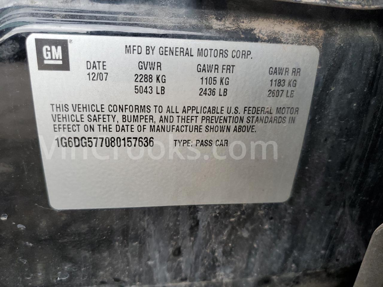 1G6DG577080157636