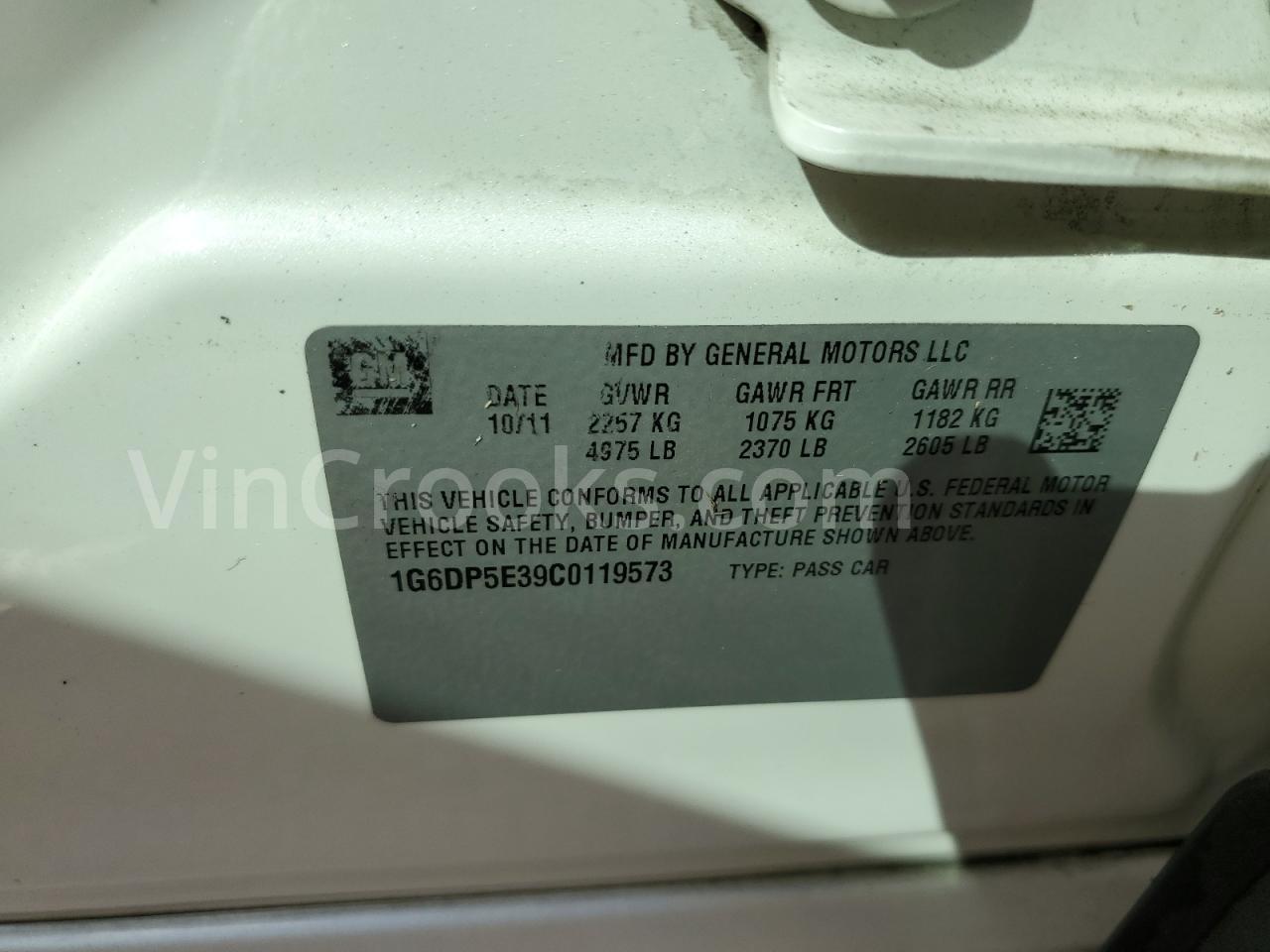 1G6DP5E39C0119573