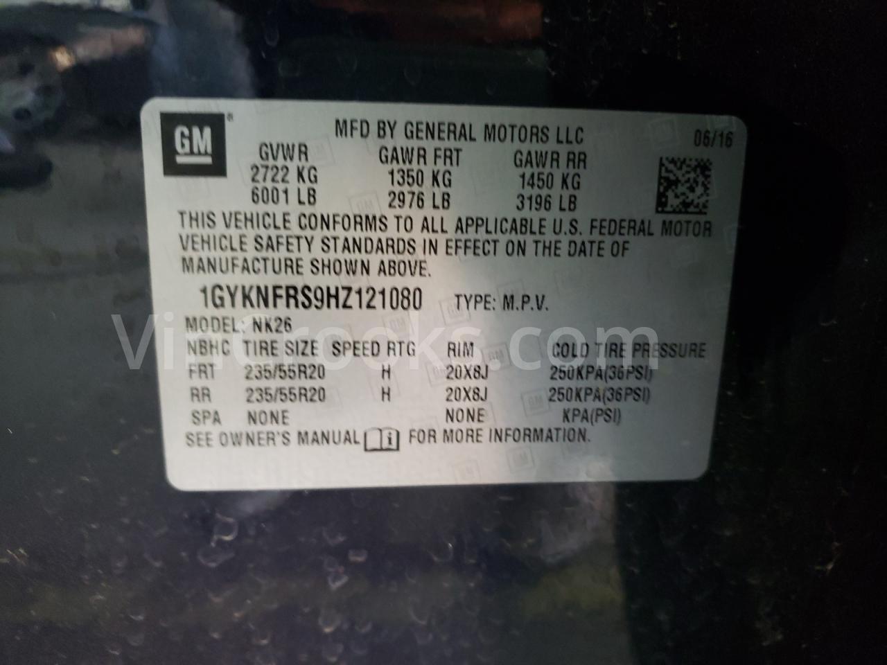 1GYKNFRS9HZ121080