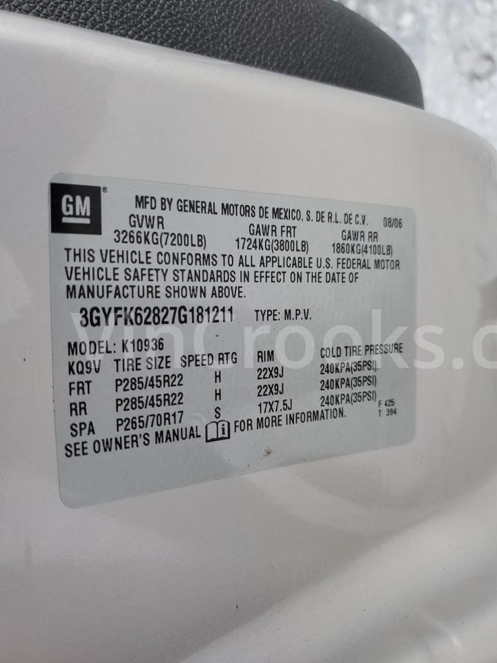 3GYFK62827G181211