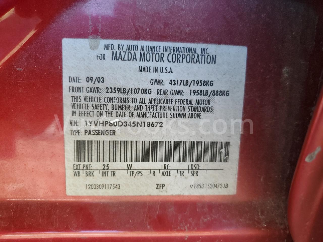 1YVHP80D345N18672
