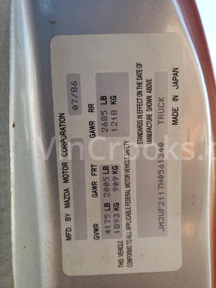 JM2UF2117H0561340