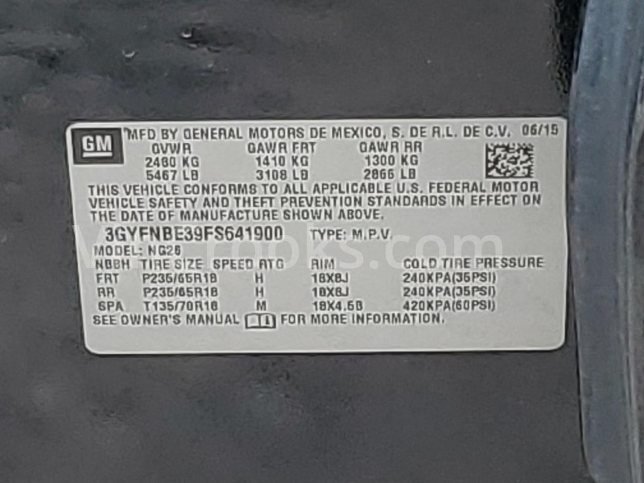3GYFNBE39FS641900