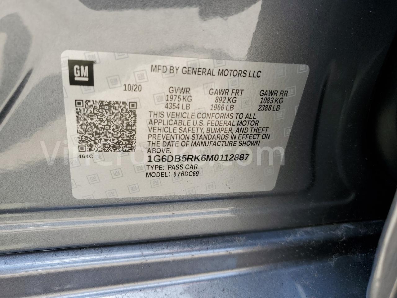 1G6DB5RK6M0112887