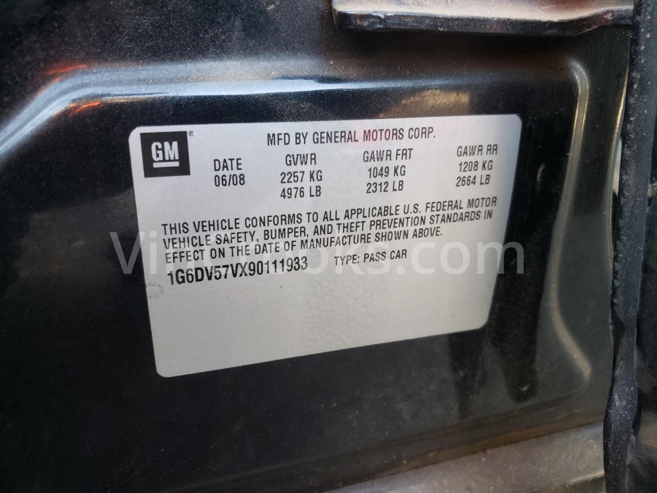1G6DV57VX90111933