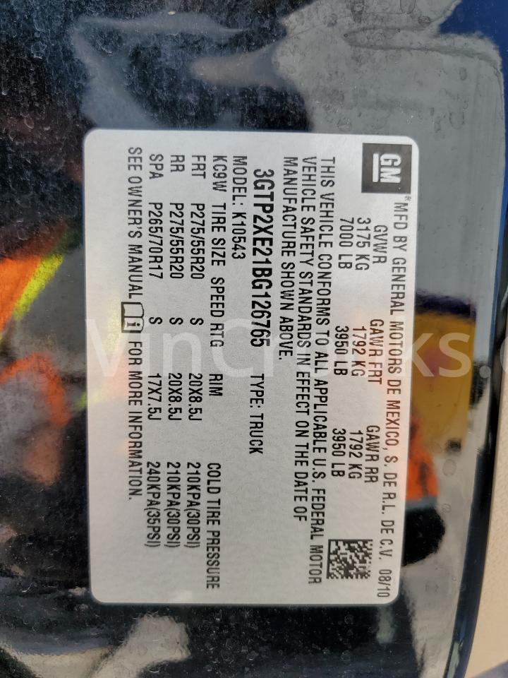 3GTP2XE21BG126765