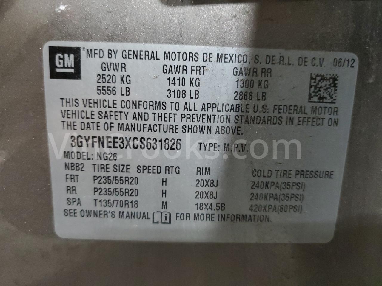 3GYFNEE3XCS631826