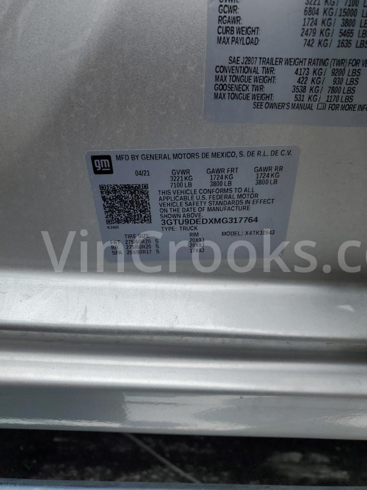 3GTU9DEDXMG317764