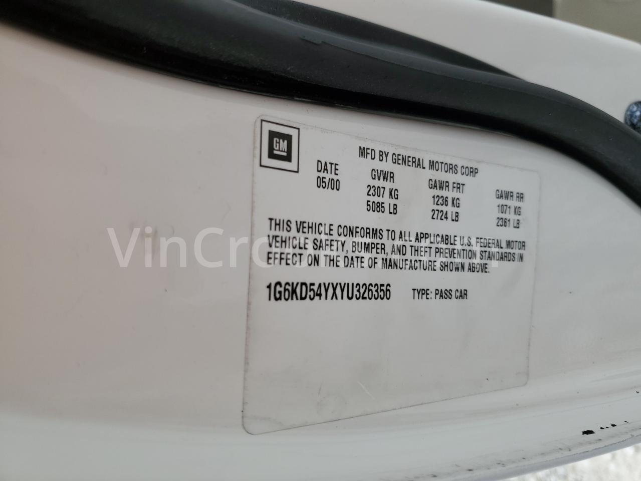 1G6KD54YXYU326356