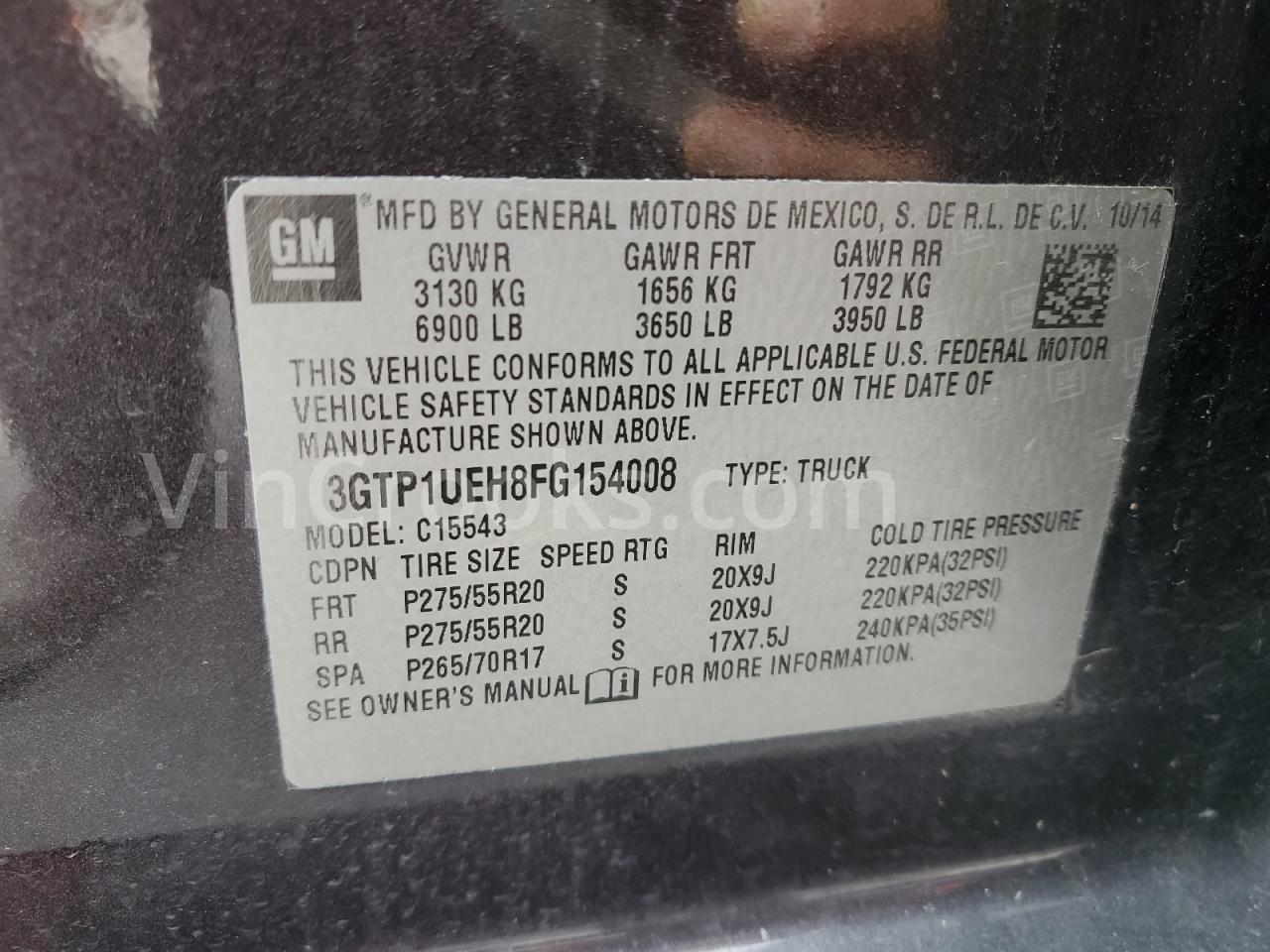 3GTP1UEH8FG154008