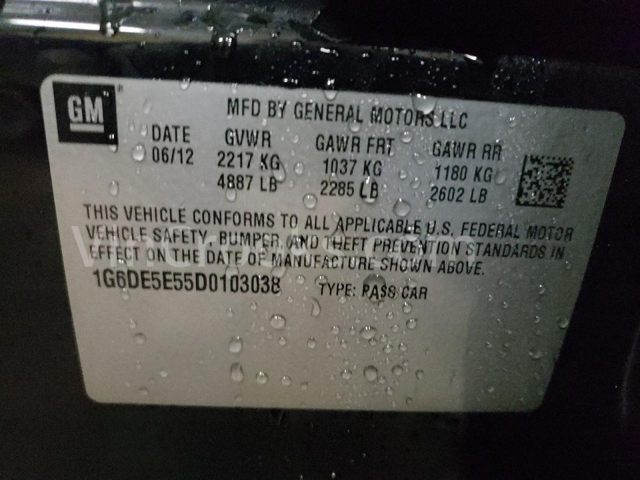 1G6DE5E55D0103038
