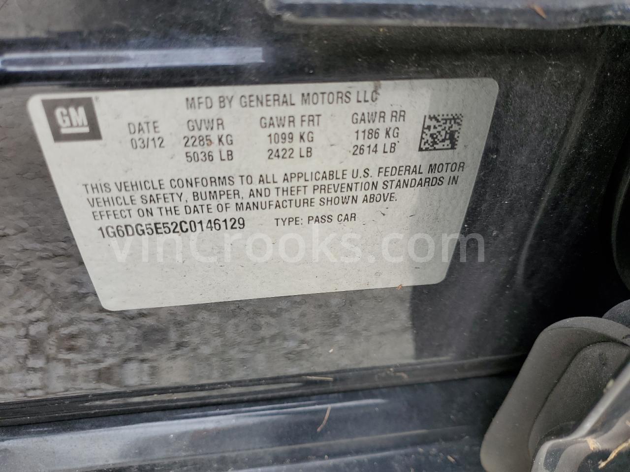 1G6DG5E52C0146129