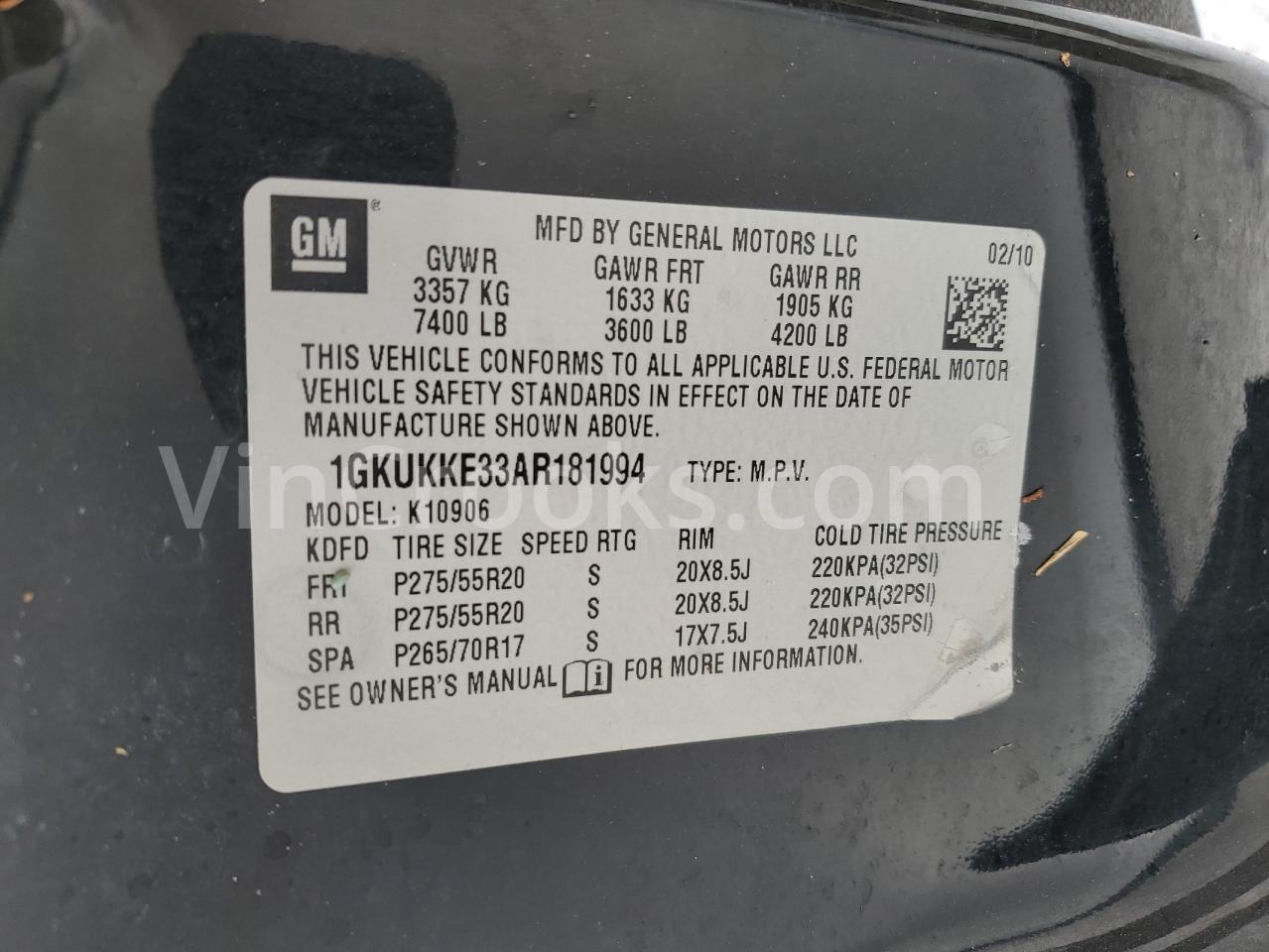 1GKUKKE33AR181994