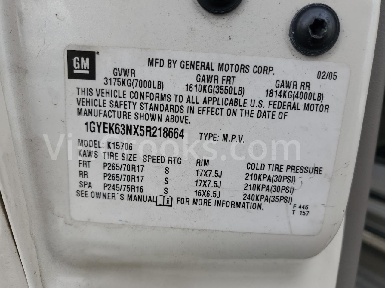1GYEK63NX5R218664