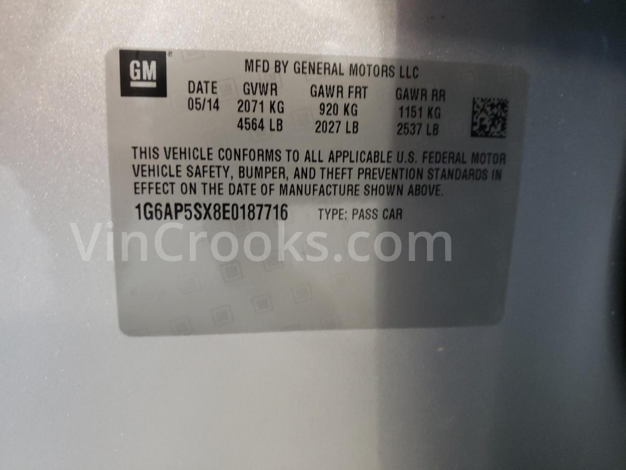 1G6AP5SX8E0187716