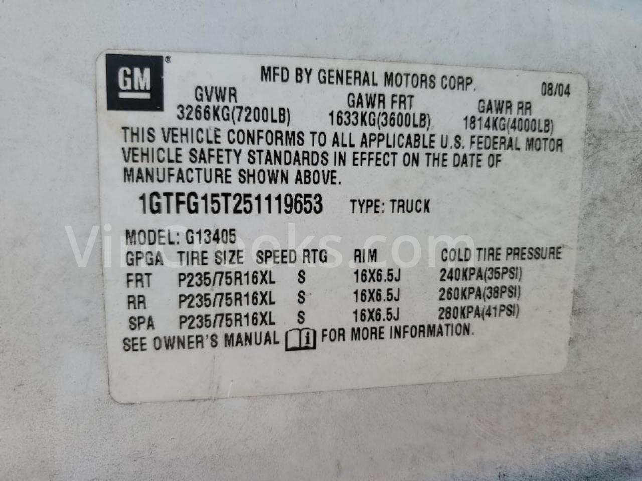 1GTFG15T251119653
