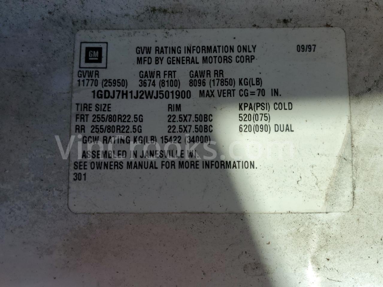 1GDJ7H1J2WJ501900