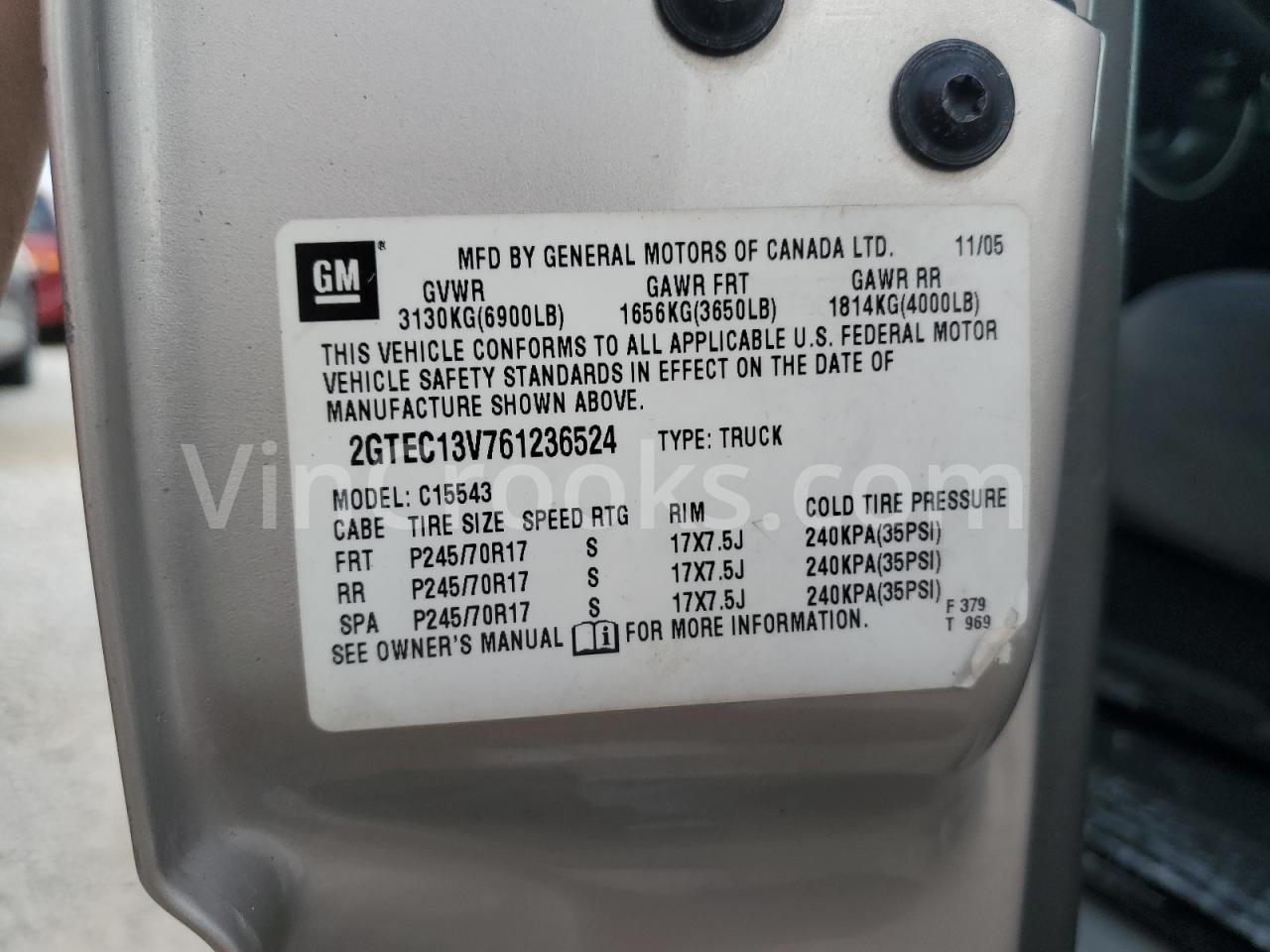 2GTEC13V761236524