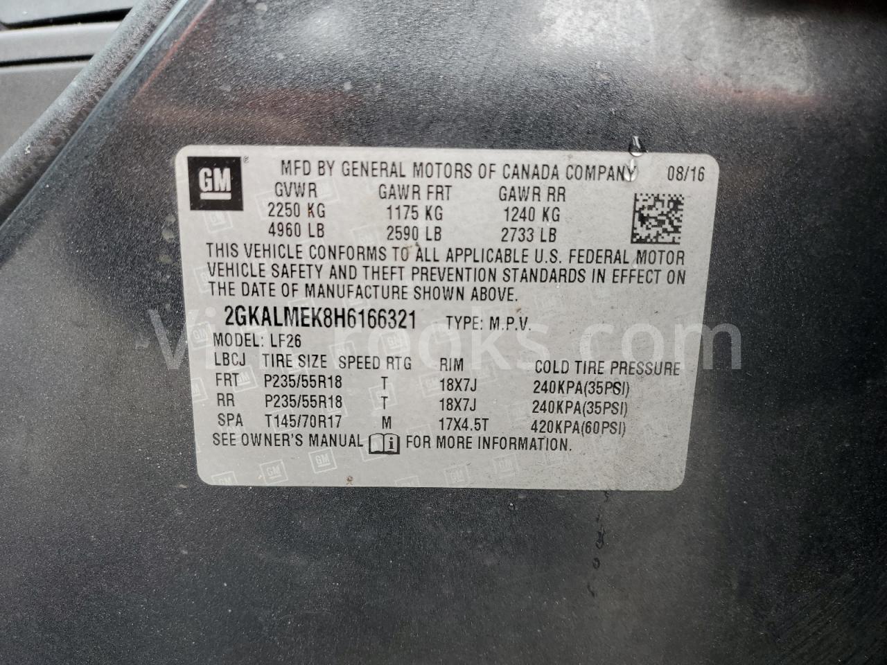 2GKALMEK8H6166321