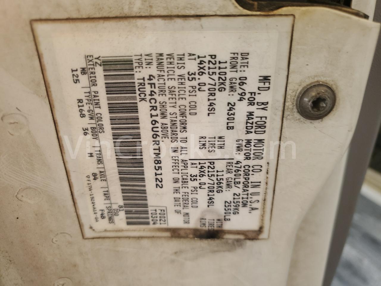 4F4CR16U6RTM85122