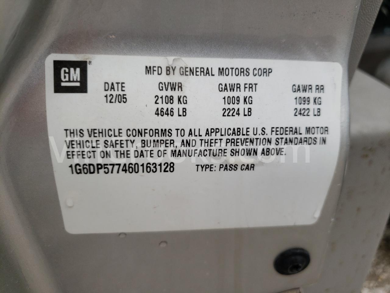 1G6DP577460163128