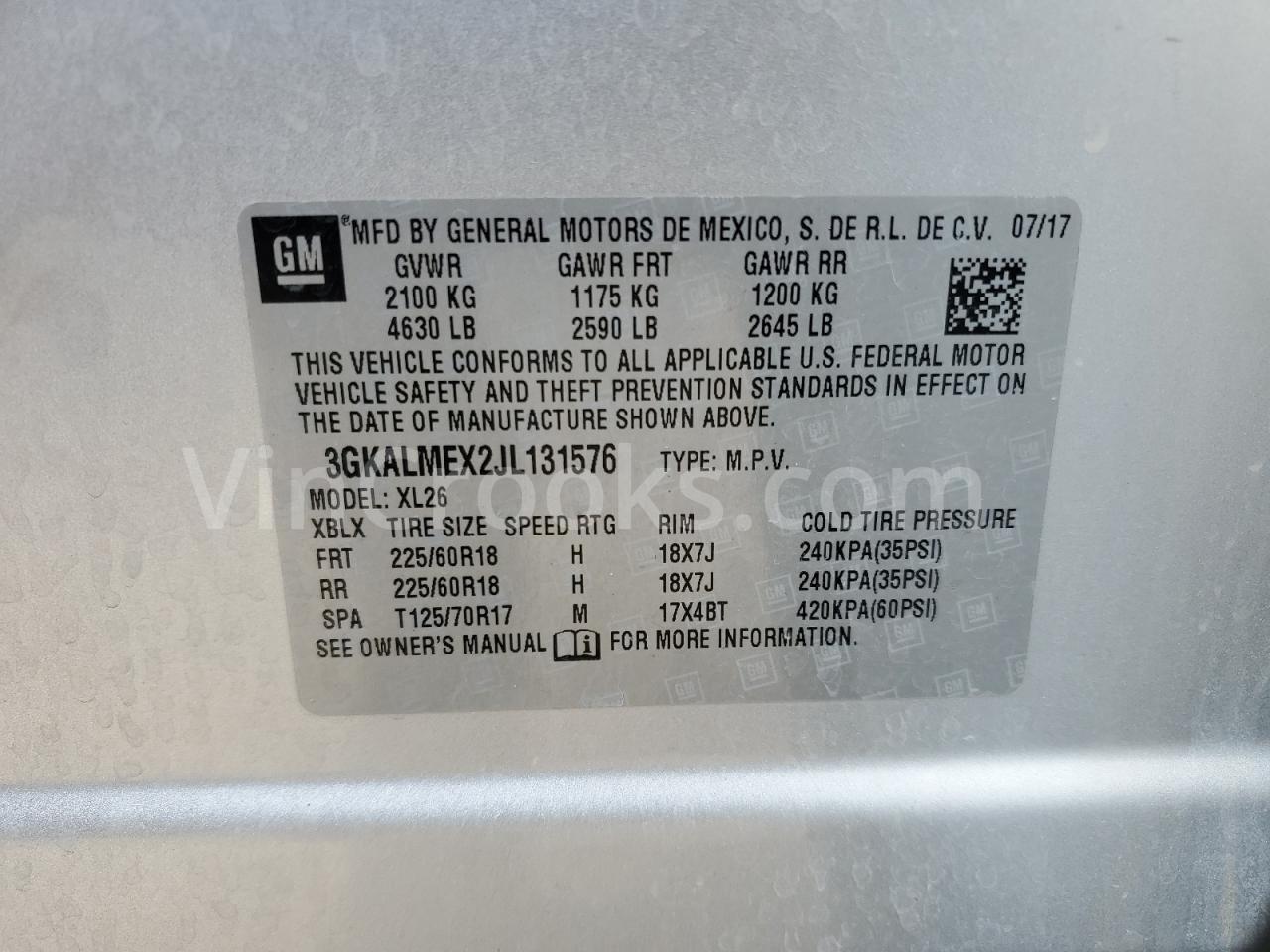 3GKALMEX2JL131576