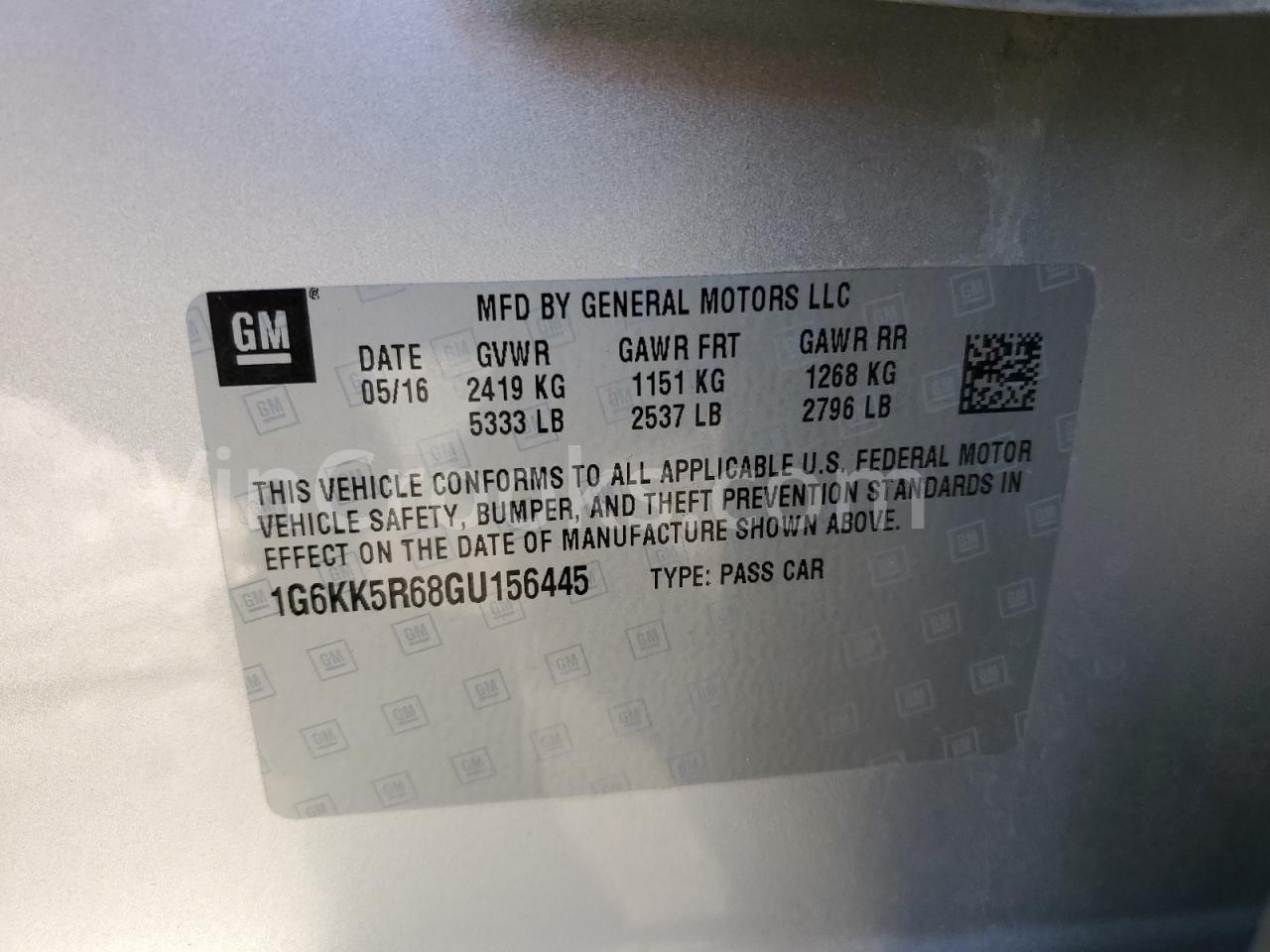 1G6KK5R68GU156445