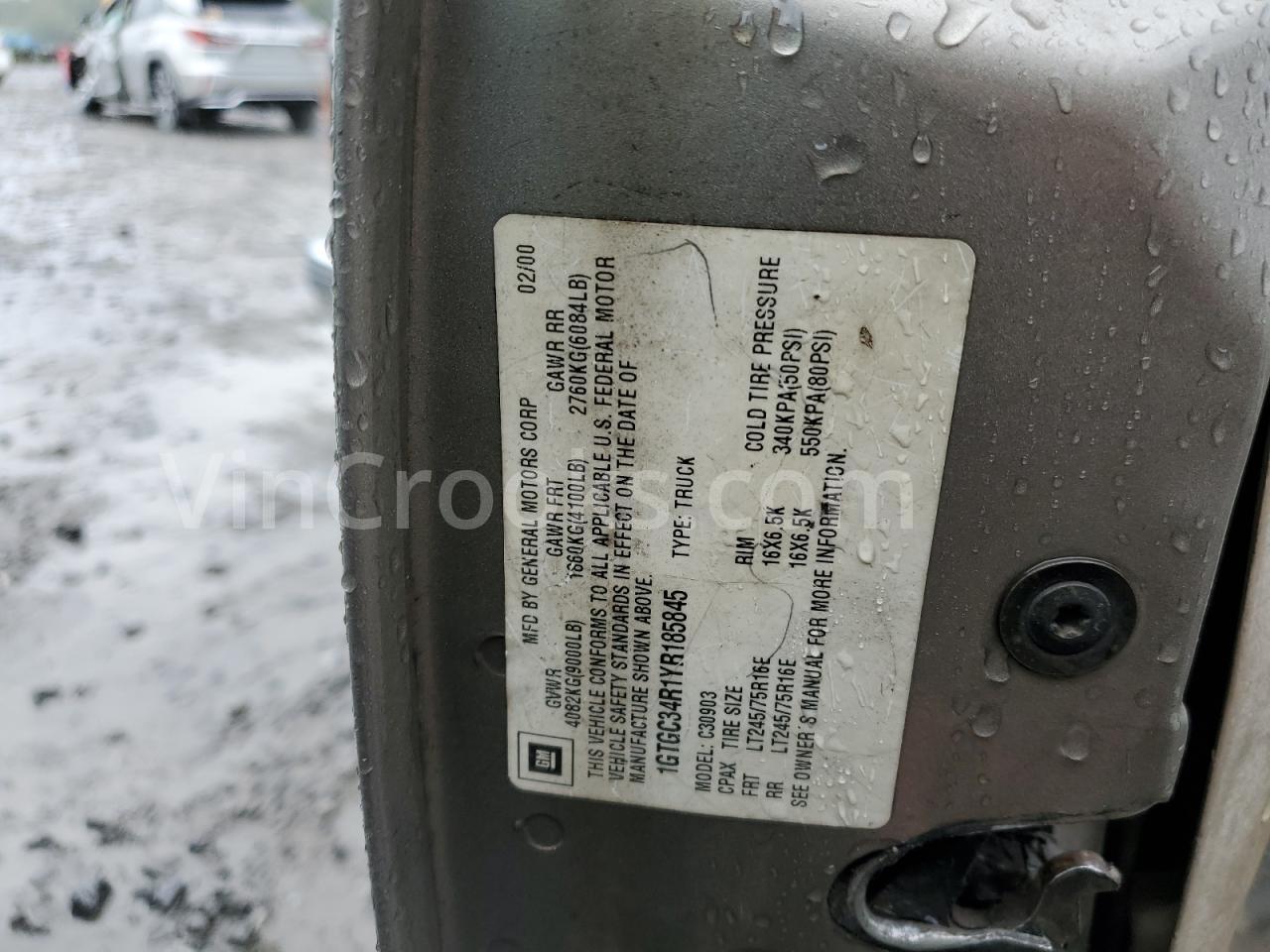 1GTGC34R1YR185845