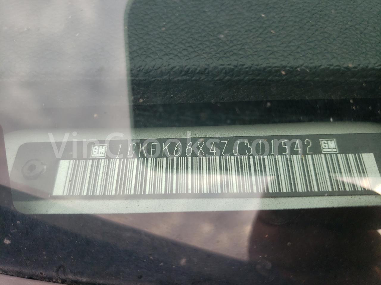 1GKFK66847J311542