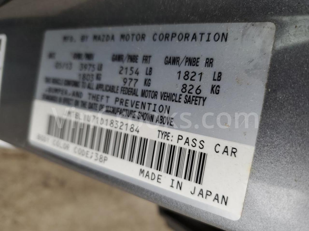 JM1BL1U71D1832184
