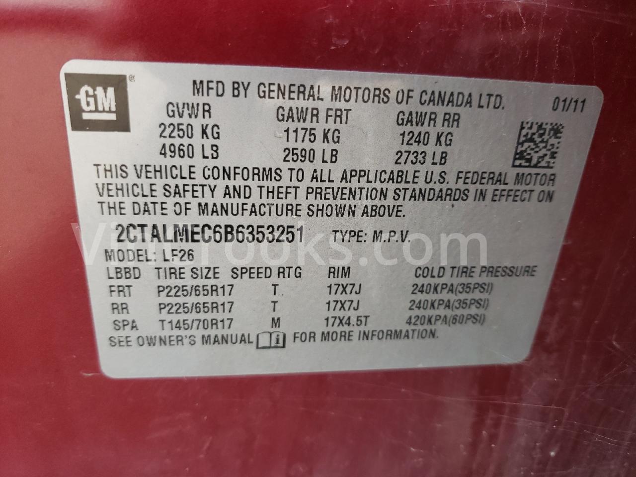 2CTALMEC6B6353251