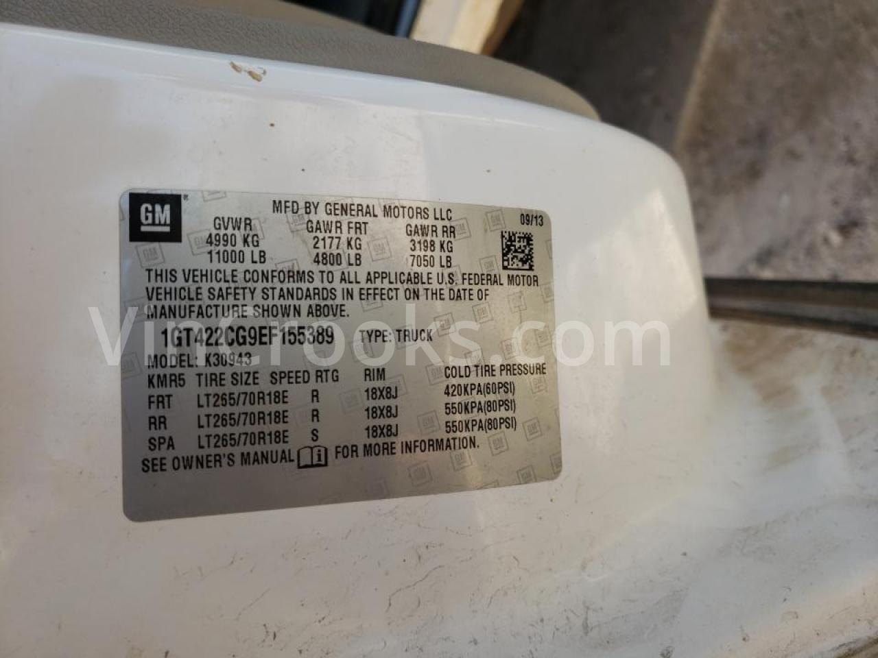 1GT422CG9EF155389