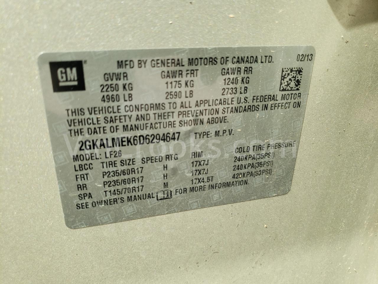2GKALMEK6D6294647