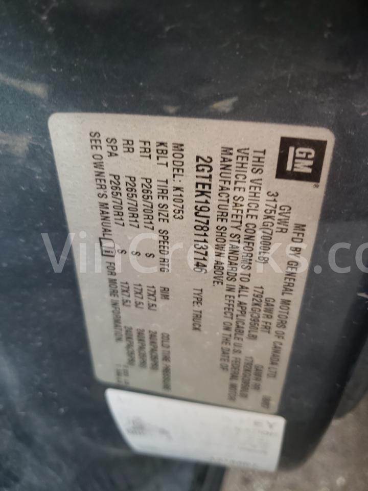 2GTEK19J781137146