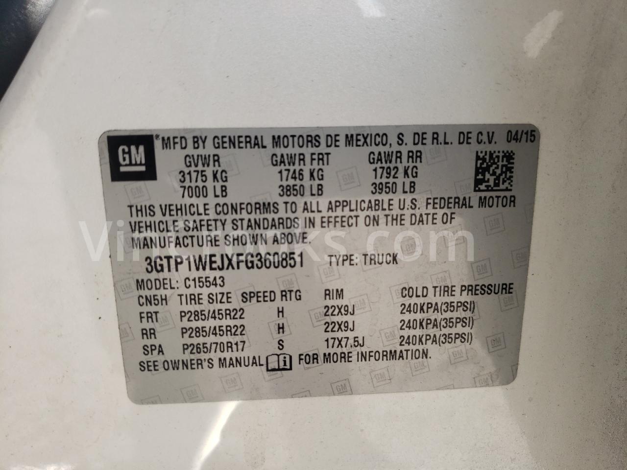 3GTP1WEJXFG360851