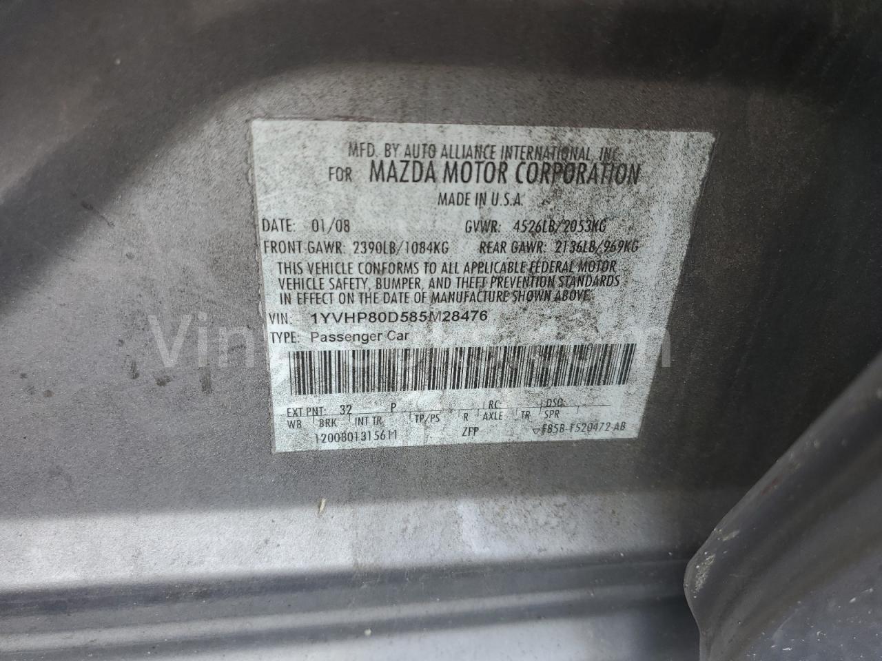 1YVHP80D585M28476