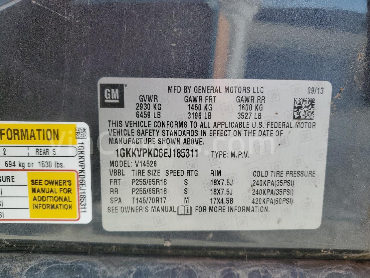 1GKKVPKD6EJ185311